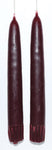 7" Dark Red taper pair