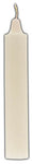 9" White pillar candle