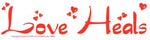 Love Heals bumper sticker