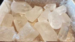 ~3# Flat of Rough Clear Quartz Points