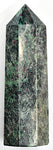 6"+ Ruby Zoisite W Mica obelisk