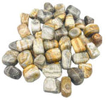 1 lb Onyx, Stripe tumbled stones