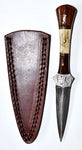 7" Baby Stag Damascus athame