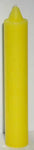 9" Yellow pillar candle