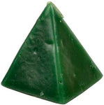 Green Cherry pyramid candle 2 1/2"