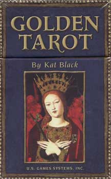 Golden Tarot Deck & Book by Kat Black