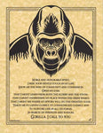 Gorilla Prayer poster