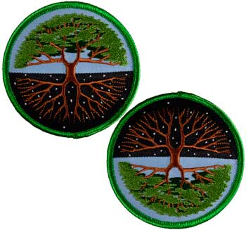 Tree of Life iron-on patch 3"