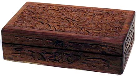 5" x 8" Handcrafted box w Floral Design