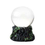 100mm Maiden, Mother Crone with Clear gazing ball