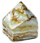Calcite, Caribbean top polished point