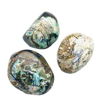 1 lb Azurite/Malachite tumbled stones