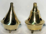 Brass cone incense burner 2 1/4"