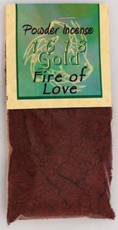 1oz Fire of Love powder incense